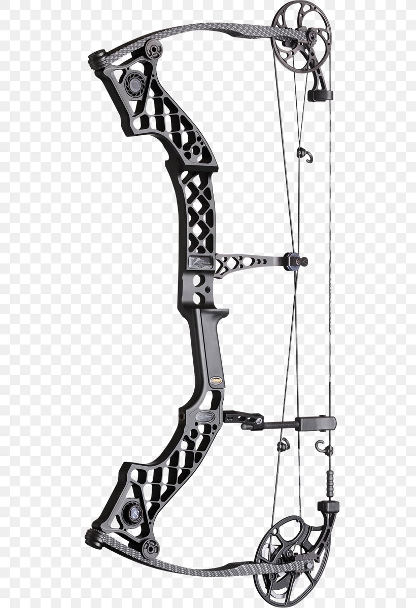 Bow And Arrow Compound Bows Bowhunting Archery, PNG, 520x1200px, Bow And Arrow, Archery, Black And White, Bow, Bowhunting Download Free