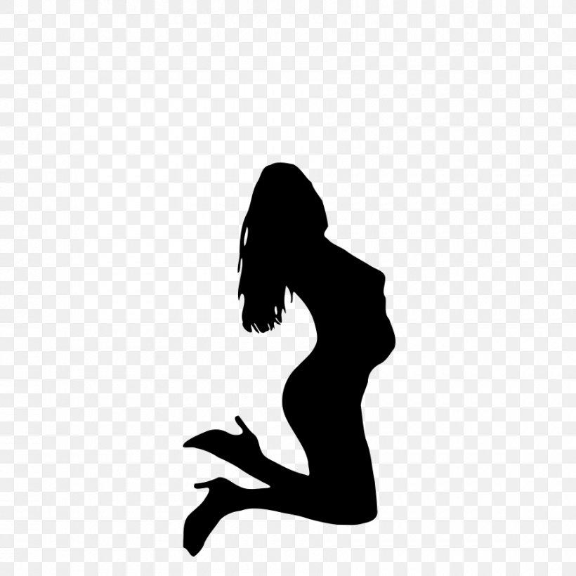 Silhouette Woman, PNG, 900x900px, Silhouette, Arm, Beauty, Black, Black And White Download Free