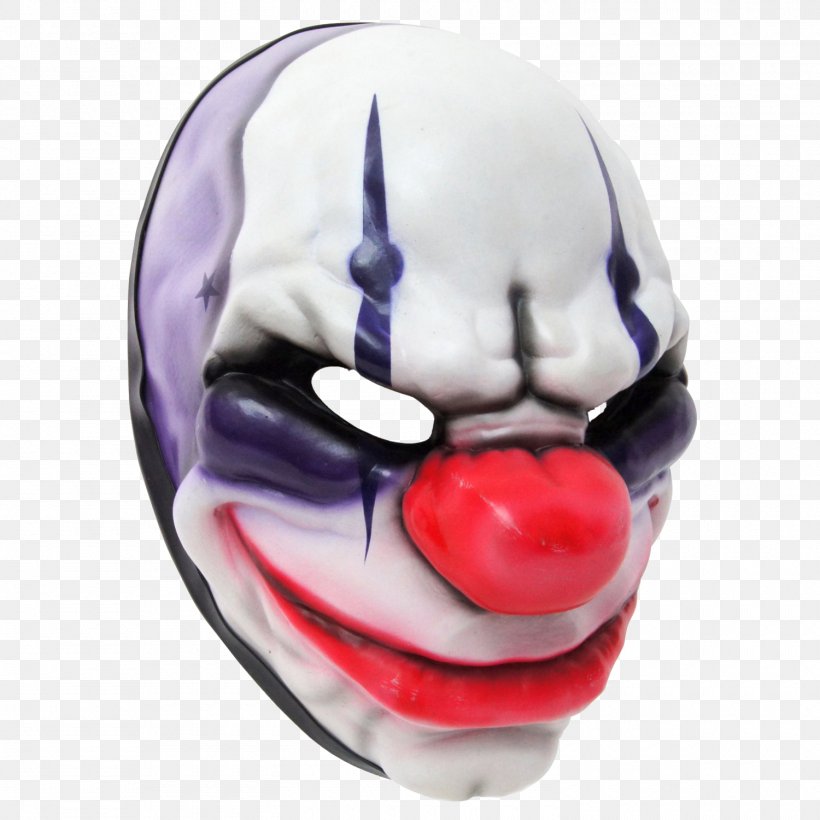 Payday 2 Payday: The Heist Mask Video Game Masquerade Ball, PNG, 1500x1500px, Payday 2, Bank, Bank Robbery, Carnival, Clown Download Free