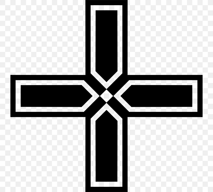 Symbol Clip Art, PNG, 740x740px, Symbol, Black And White, Cross, Decal, Nazism Download Free