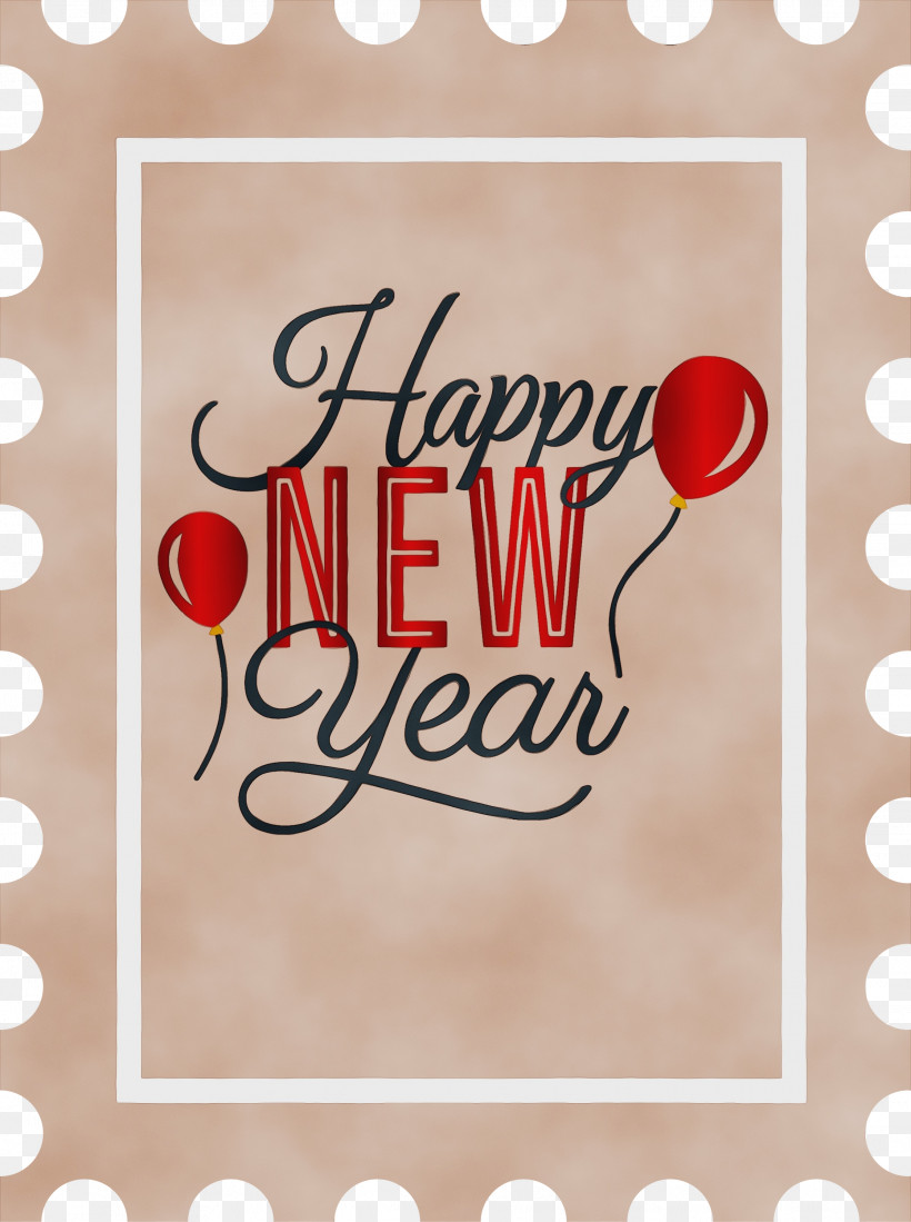 Font Poster Pattern Meter, PNG, 2238x3000px, New Year, Happy New Year, Meter, Paint, Poster Download Free