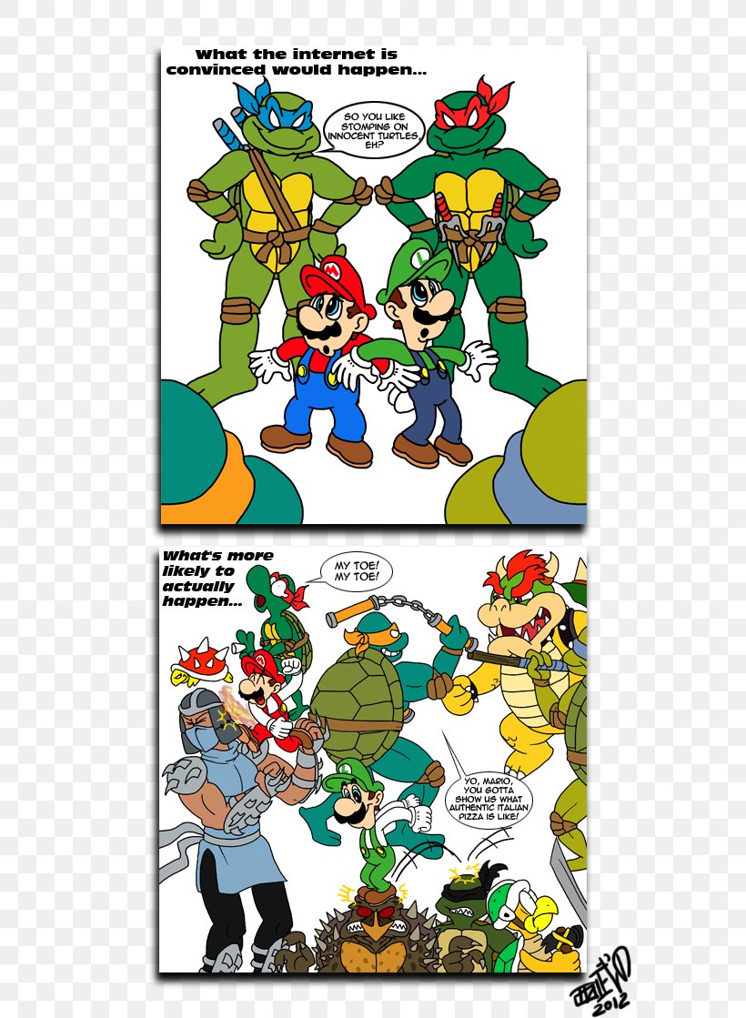 Super Mario Bros. Crossover Mario & Luigi: Superstar Saga Vs. Super Mario Bros., PNG, 570x1119px, Watercolor, Cartoon, Flower, Frame, Heart Download Free