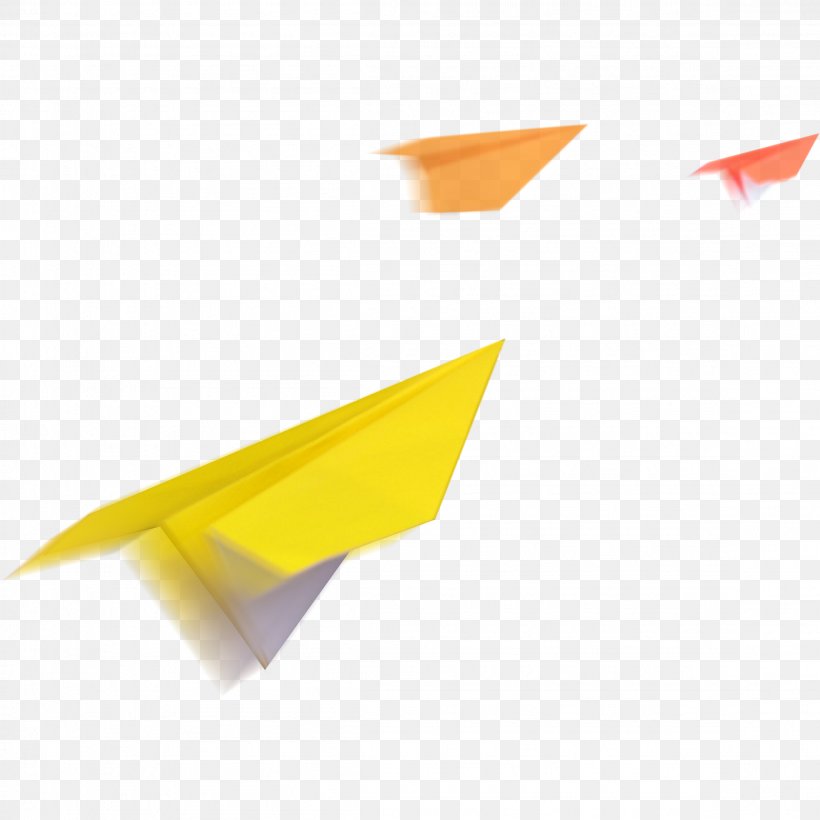 Airplane Paper Plane Computer File, PNG, 2311x2311px, Airplane, Art Paper, Designer, Orange, Paper Download Free