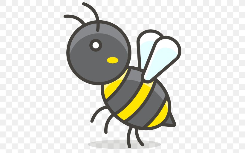 Bee Hornet Insect Clip Art, PNG, 512x512px, Bee, Bumblebee, Cartoon, Emoji, Honeybee Download Free