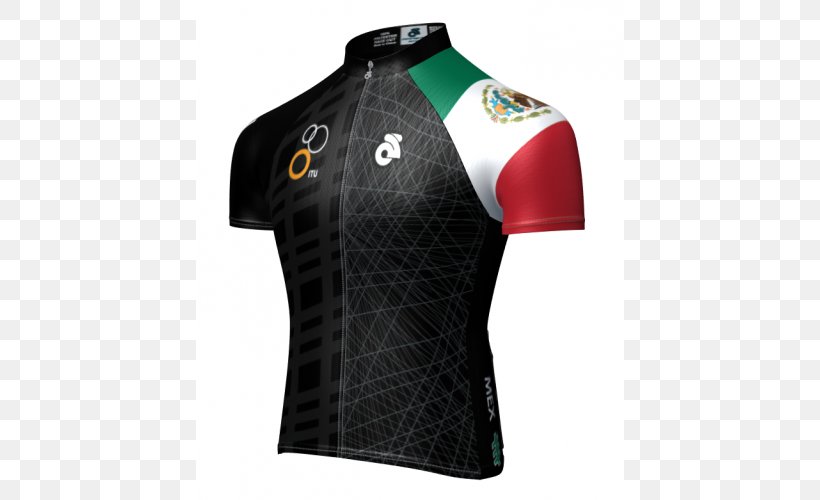 Cycling Jersey T-shirt ITU World Triathlon Series Sleeve, PNG, 500x500px, Jersey, Active Shirt, Black, Brand, Cycling Download Free