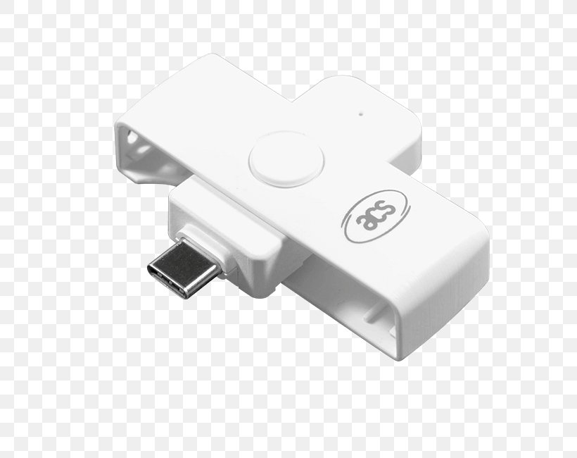 Security Token Smart Card USB-C Card Reader, PNG, 650x650px, Security Token, Card Reader, Ccid, Common Access Card, Data Storage Device Download Free