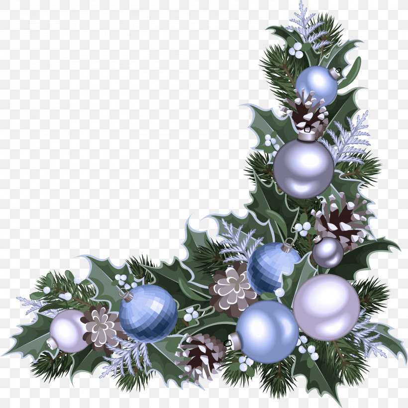 Christmas Decoration, PNG, 2998x2999px, Christmas Decoration, Branch, Christmas, Christmas Ornament, Christmas Tree Download Free