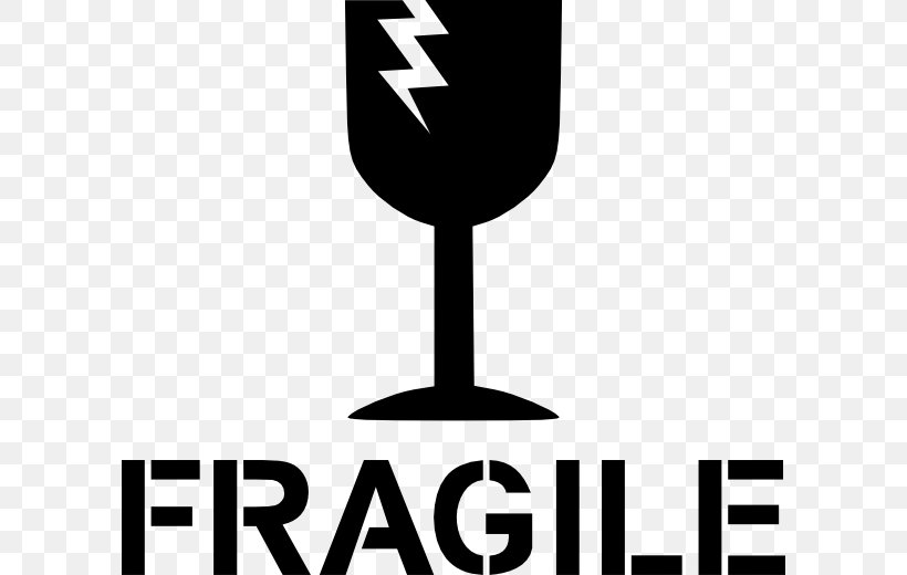 Fragile Symbol Label Clip Art, PNG, 600x520px, Fragile, Brand, Drinkware, Glass, Label Download Free