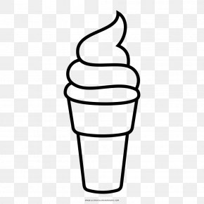 Ice Cream Cones Drawing Coloring Book Clip Art, PNG, 1000x1000px, Ice ...