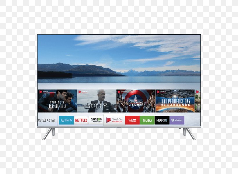 Samsung MU7000 4K Resolution Ultra-high-definition Television Smart TV, PNG, 600x600px, 4k Resolution, Samsung Mu7000, Advertising, Banner, Brand Download Free