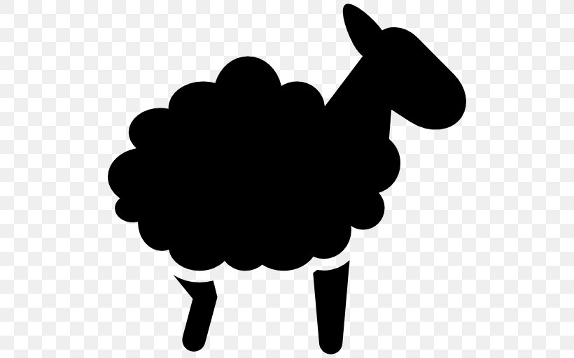 Sheep Wool Clip Art, PNG, 512x512px, Sheep, Black, Black And White, Black Sheep, Farm Download Free
