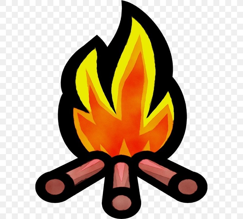 Fire Symbol, PNG, 582x739px, Watercolor, Bonfire, Campfire, Camping, Cartoon Download Free