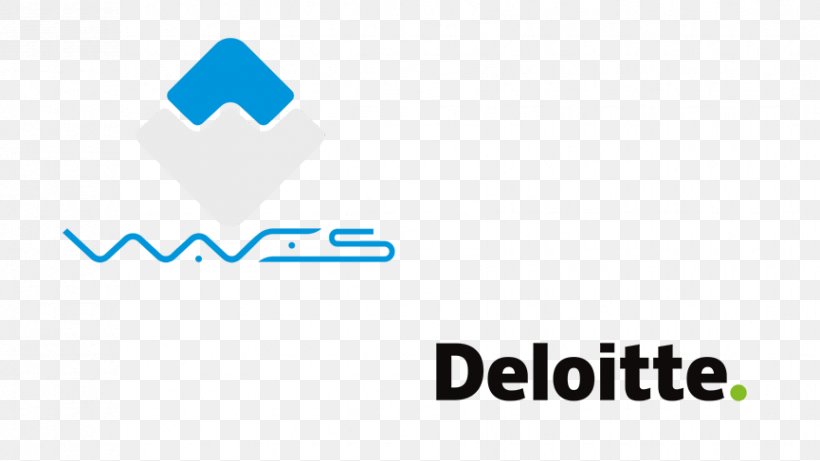 Logo Waves Platform Deloitte Initial Coin Offering Cryptocurrency, PNG, 865x487px, Logo, Area, Blue, Brand, Cryptocurrency Download Free