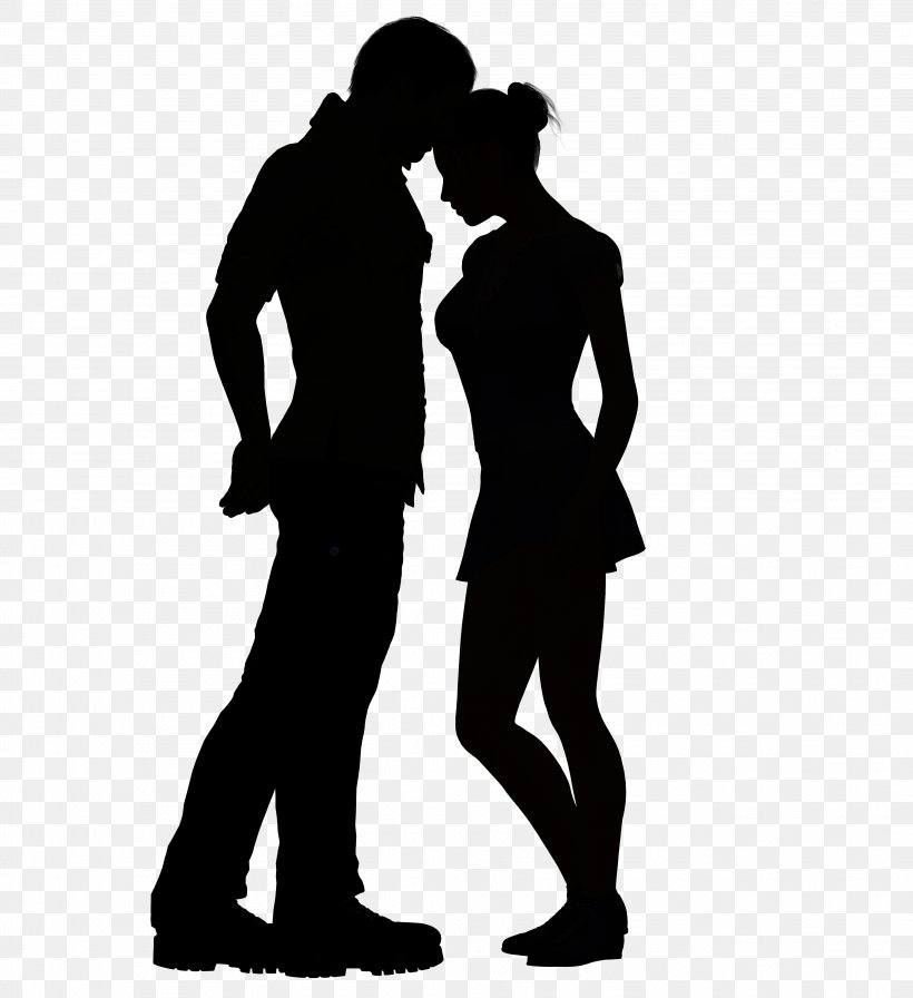 Silhouette Clip Art, PNG, 3657x4000px, Silhouette, Arm, Black And White, Couple, Human Download Free