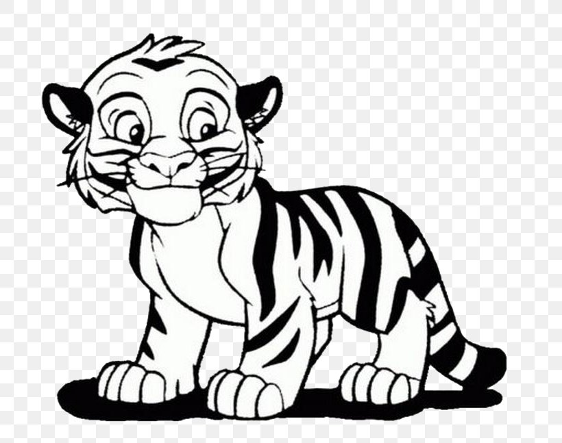 Bengal Tiger Coloring Book Lion Cuteness Child, PNG, 809x647px, Bengal Tiger, Adult, Art, Big Cats, Black Download Free