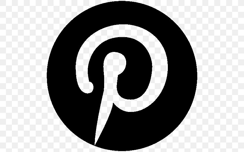 Pinterest, PNG, 512x512px, Metro, Black And White, Brand, Logo, Symbol Download Free