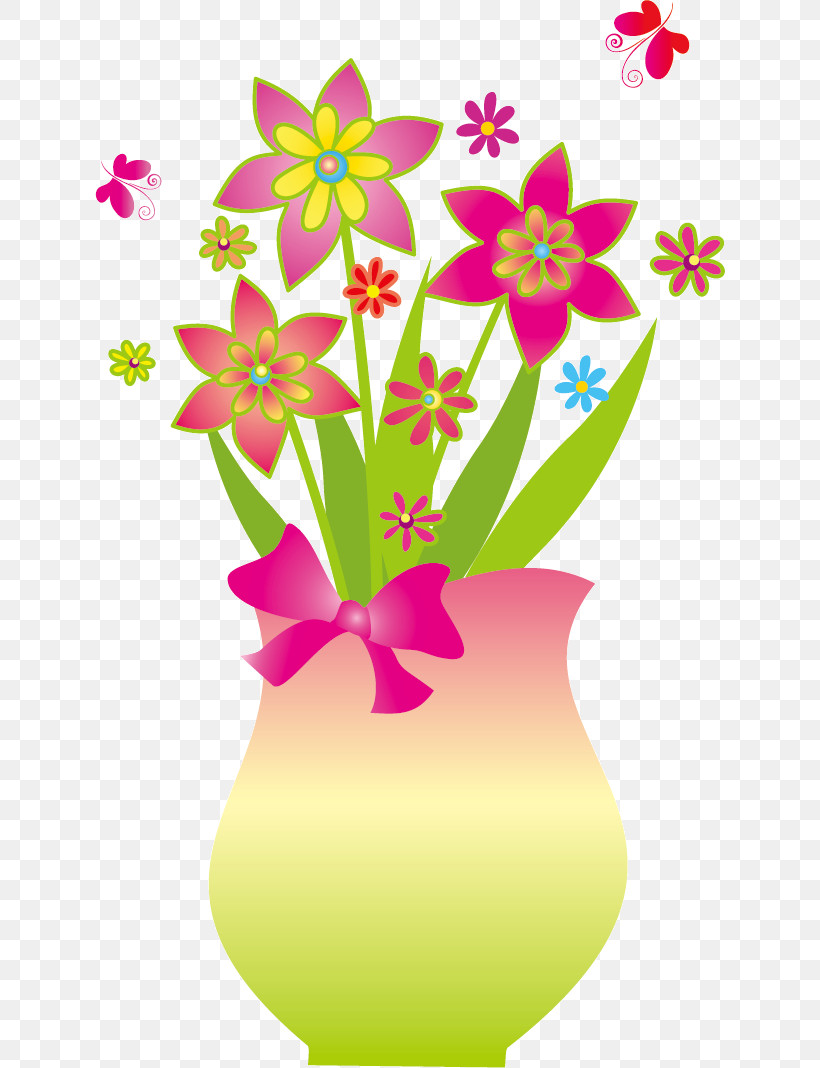 Flower Floral Vase, PNG, 630x1068px, Flower, Cut Flowers, Floral, Pedicel, Petal Download Free