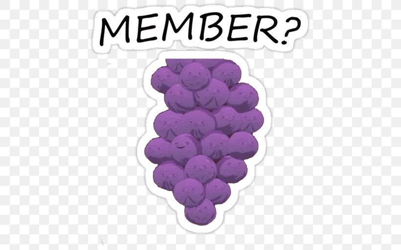 Member Berries Sticker Telegram Clip Art, PNG, 512x512px, Member Berries, Food, Fruit, Grape, Grapevine Family Download Free