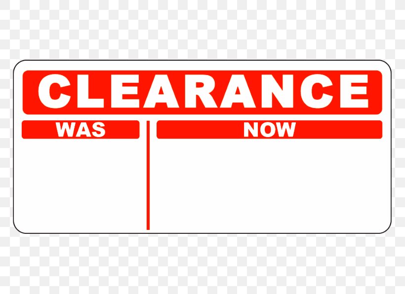 CLEARANCE Price Point Stickers Swing Tag Sticky Labels Bright Red REDUCED 