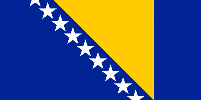 Flag Of Bosnia And Herzegovina National Flag Flag Of The United States, PNG, 999x499px, Bosnia And Herzegovina, Blue, Fivepointed Star, Flag, Flag Of Andorra Download Free