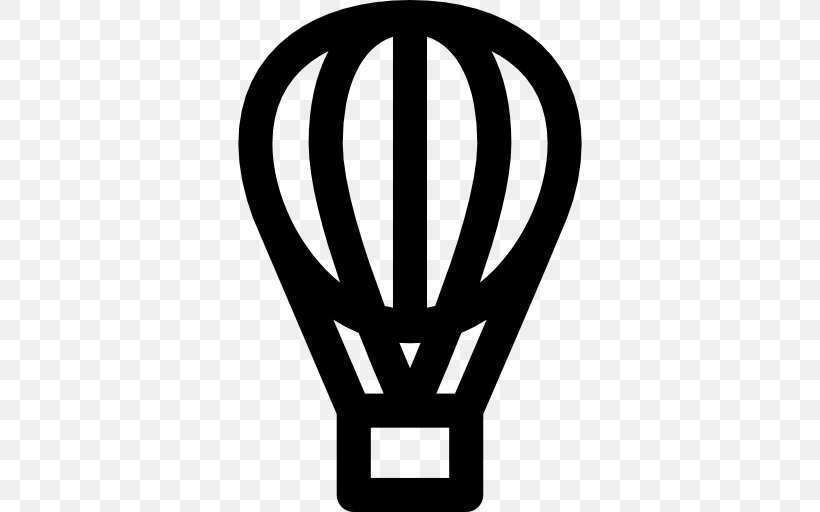 Hot Air Balloon Aerostat, PNG, 512x512px, Balloon, Aerostat, Black And White, Brand, Gas Balloon Download Free