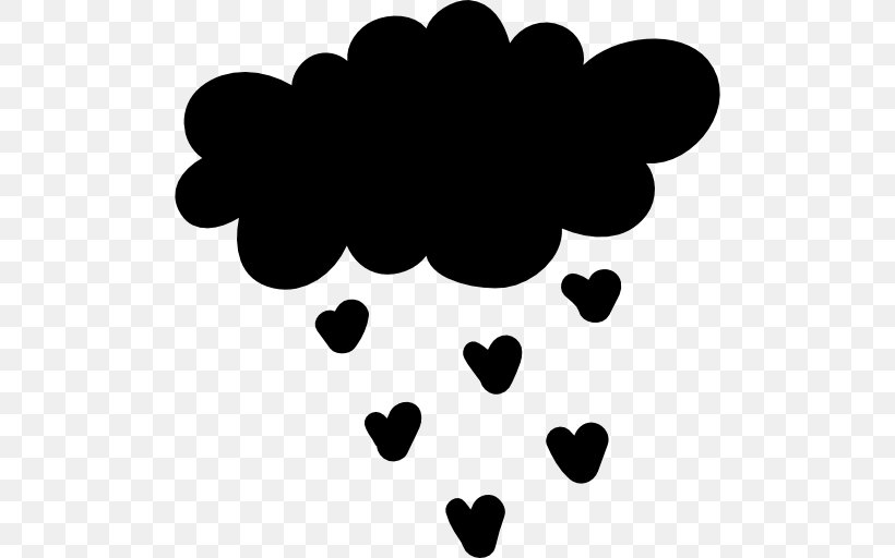 Cloud Drawing, PNG, 512x512px, Cloud, Black, Black And White, Drawing, Heart Download Free
