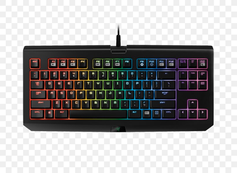 Computer Keyboard Razer BlackWidow Tournament Edition 2014 US Gaming Keypad RAZER Deutsch Razer BlackWidow Chroma, PNG, 800x600px, Computer Keyboard, Computer Component, Electronic Device, Electronic Instrument, Electronics Download Free