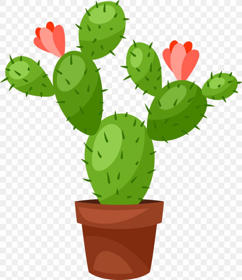 Cactus Vector Graphics Royalty-free Illustration Flowerpot, PNG, 1725x2000px, Cactus, Barbary Fig, Caryophyllales, Eastern Prickly Pear, Flowering Plant Download Free