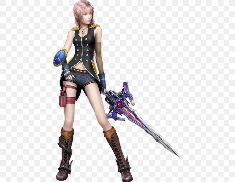 Final Fantasy XIII-2 Lightning Returns: Final Fantasy XIII Mass Effect 3, PNG, 447x636px, Final Fantasy Xiii2, Action Figure, Assassin S Creed, Cold Weapon, Costume Download Free