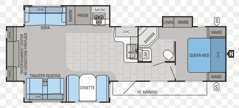 Jayco, Inc. Caravan Campervans Floor Plan Trailer, PNG, 1800x814px, Jayco Inc, Area, Bed, Campervans, Camping Download Free