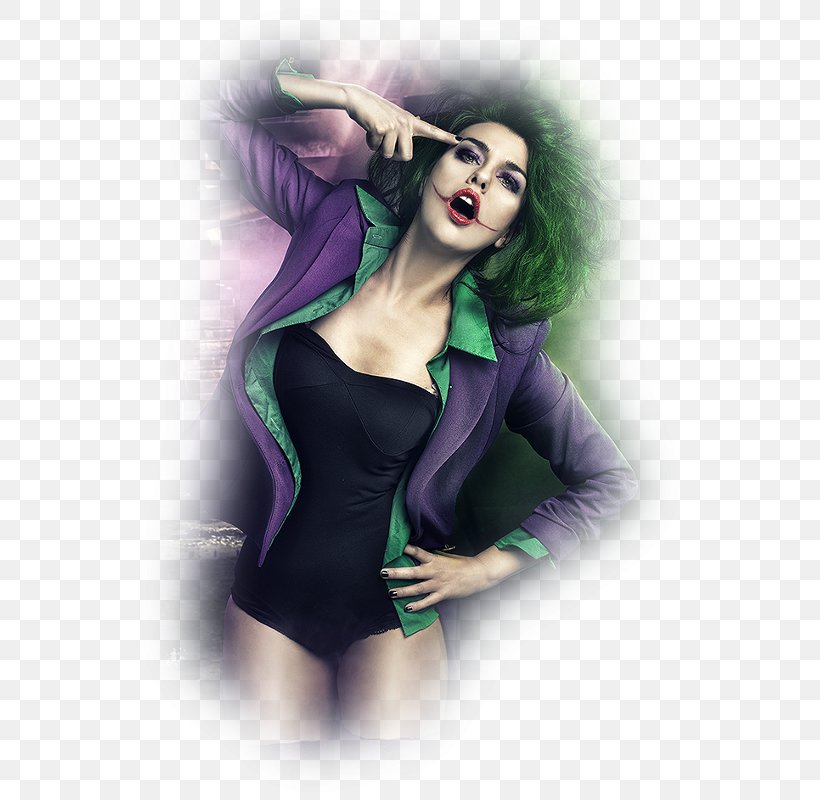 Joker Batman Harley Quinn Female Costume, PNG, 557x800px, Watercolor, Cartoon, Flower, Frame, Heart Download Free