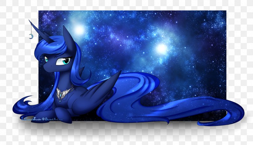 Princess Luna My Little Pony: Friendship Is Magic Fandom Fan Art Fluttershy, PNG, 1756x1012px, Princess Luna, Art, Blue, Deviantart, Electric Blue Download Free