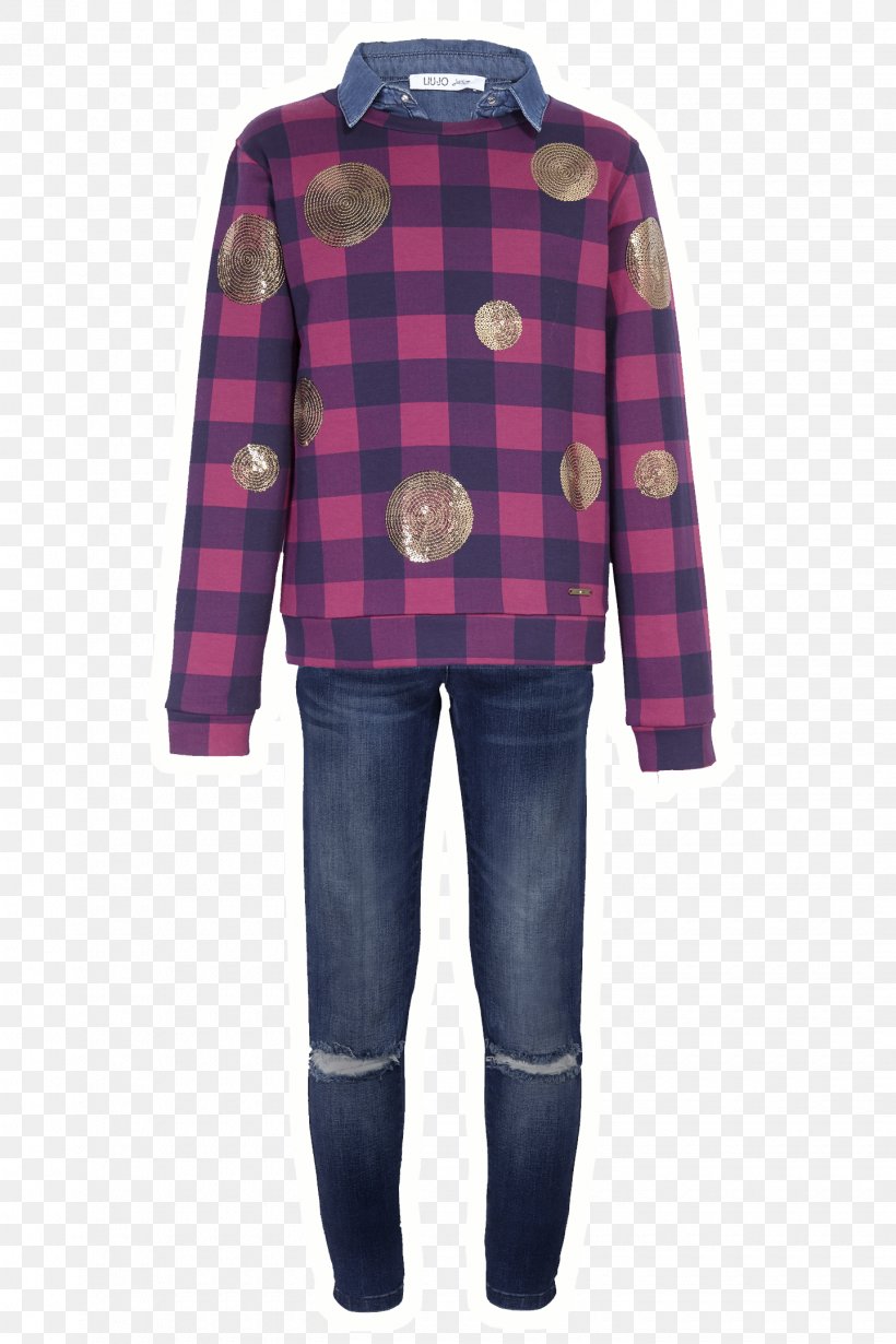 Tartan Sleeve Outerwear Jacket Purple, PNG, 1440x2160px, Tartan, Jacket, Magenta, Outerwear, Plaid Download Free