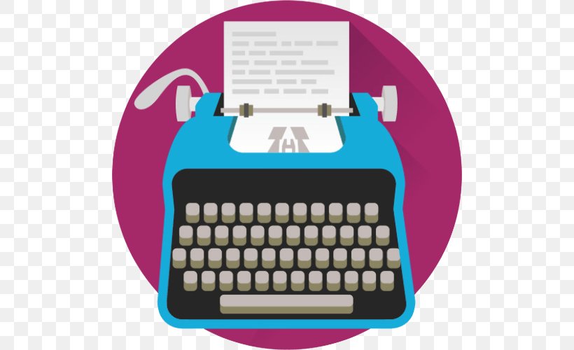 Typewriter Paper Christmas Reindeer, PNG, 500x500px, Typewriter, Blog, Christmas Reindeer, Communication, Copywriting Download Free