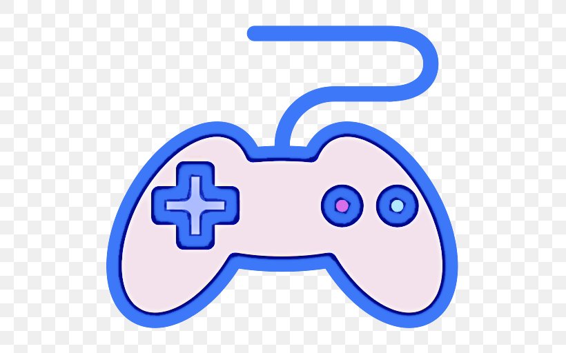 Game Controller Blue Clip Art Electric Blue Line, PNG, 512x512px, Game Controller, Blue, Electric Blue, Electronic Device, Input Device Download Free