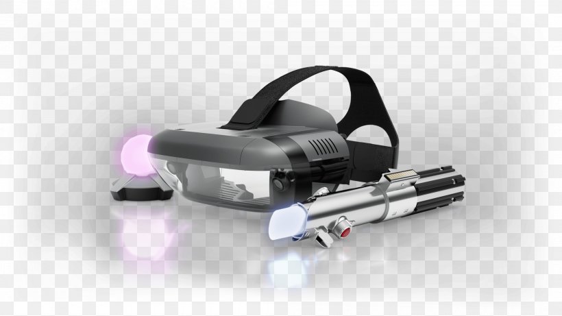 Lenovo Idea ZA390002US Star Wars Jedi Challenges Ar Virtual Reality Headset Augmented Reality, PNG, 2000x1126px, Virtual Reality Headset, Augmented Reality, Google Daydream, Hardware, Jedi Download Free