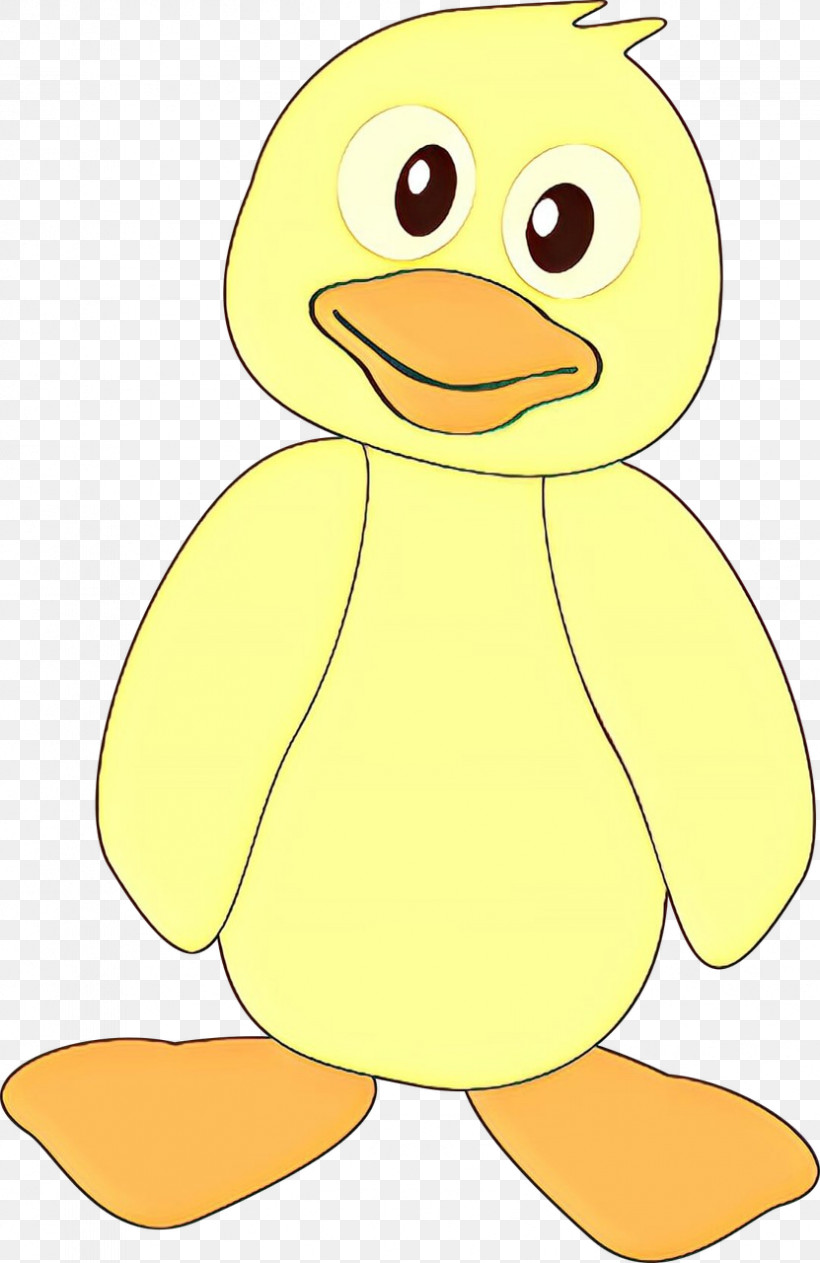 Bird Cartoon Yellow Ducks, Geese And Swans Beak, PNG, 831x1280px, Bird, Beak, Cartoon, Duck, Ducks Geese And Swans Download Free