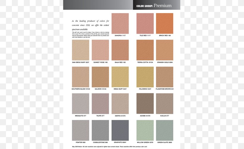 Color Chart Concrete Dye Paint, PNG, 700x500px, Color Chart, Architectural Engineering, Brand, Brick, Building Materials Download Free
