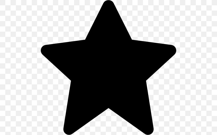 Five-pointed Star Clip Art, PNG, 512x512px, Star, Black, Black And White, Fivepointed Star, Point Download Free