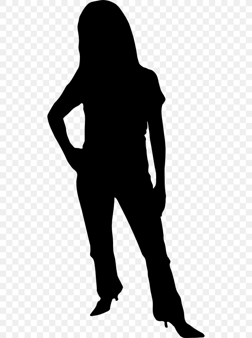 Silhouette Woman Drawing Clip Art, PNG, 512x1099px, Silhouette, Art, Black, Black And White, Dance Download Free