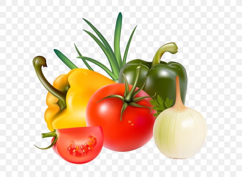 Vegetable Bell Pepper Vegetarian Cuisine Fruit, PNG, 600x600px, Vegetable, Bell Pepper, Bell Peppers And Chili Peppers, Bush Tomato, Chili Pepper Download Free