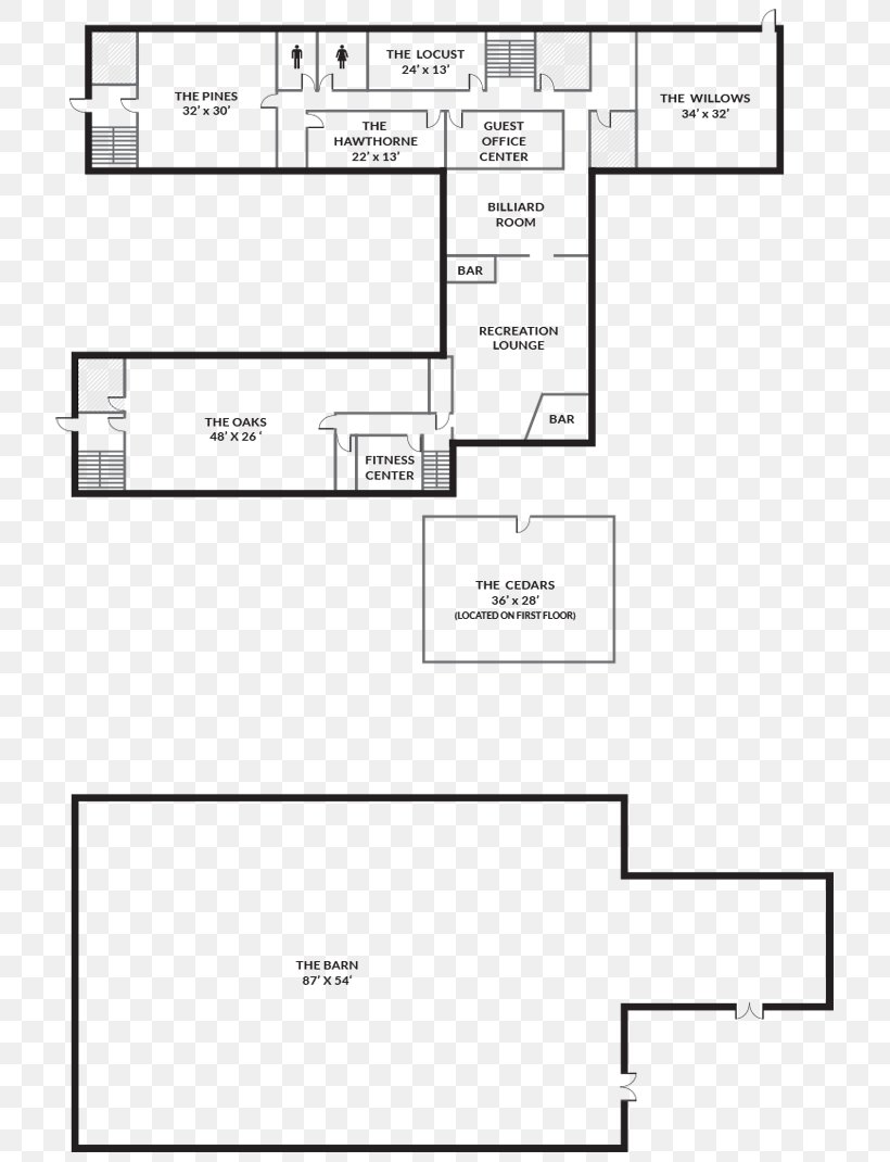 Conference Centre Floor Plan Room, PNG, 730x1070px, Conference Centre, Area, Black And White, Brand, Convention Download Free