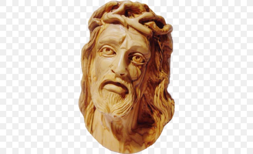 Jesus Nazareth Bethlehem Wood Carving, PNG, 500x500px, Jesus, Bethlehem, Bust, Carving, Classical Sculpture Download Free