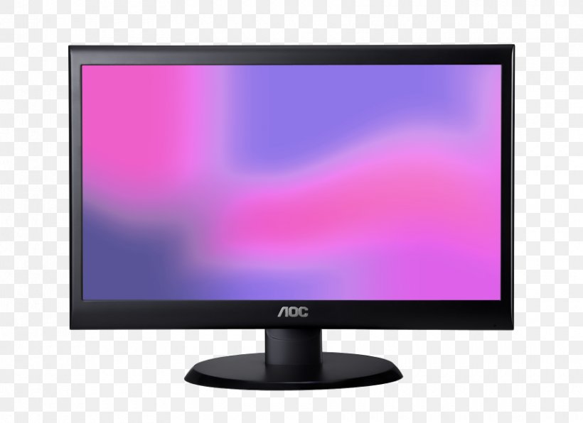 LED-backlit LCD Computer Monitors Full HD AOC Quad HD Black Vinyl 24 