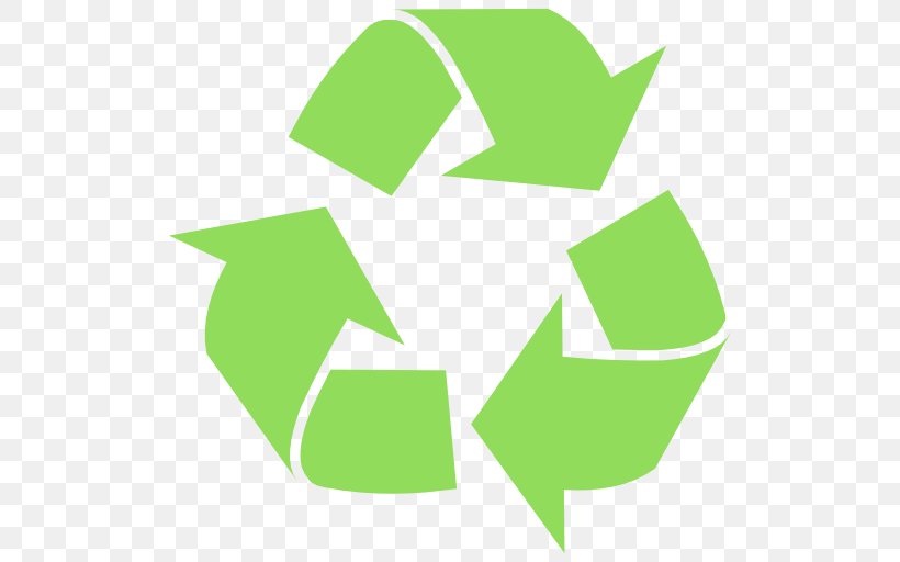 Paper Recycling Recycling Symbol, PNG, 512x512px, Paper, Area, Grass, Green, Leaf Download Free