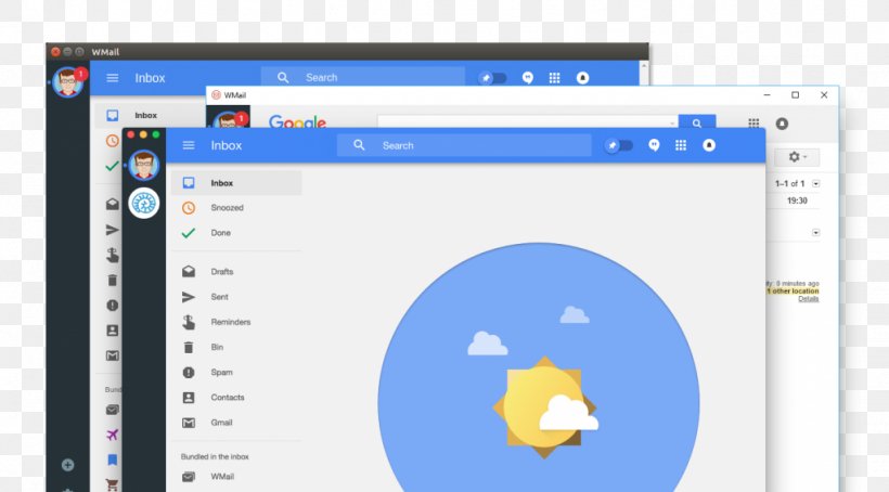 Inbox By Gmail Email Client, PNG, 1024x567px, Gmail, Brand, Client, Email, Email Client Download Free