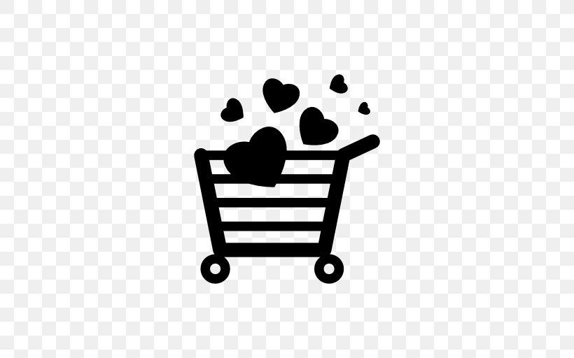 Shopping Cart Online Shopping, PNG, 512x512px, Shopping Cart, Area, Bag, Black And White, Ecommerce Download Free
