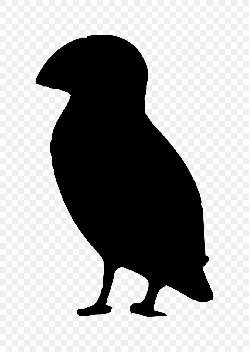 Silhouette Puffin Clip Art, PNG, 1694x2400px, Silhouette, Beak, Bird, Black And White, Fauna Download Free