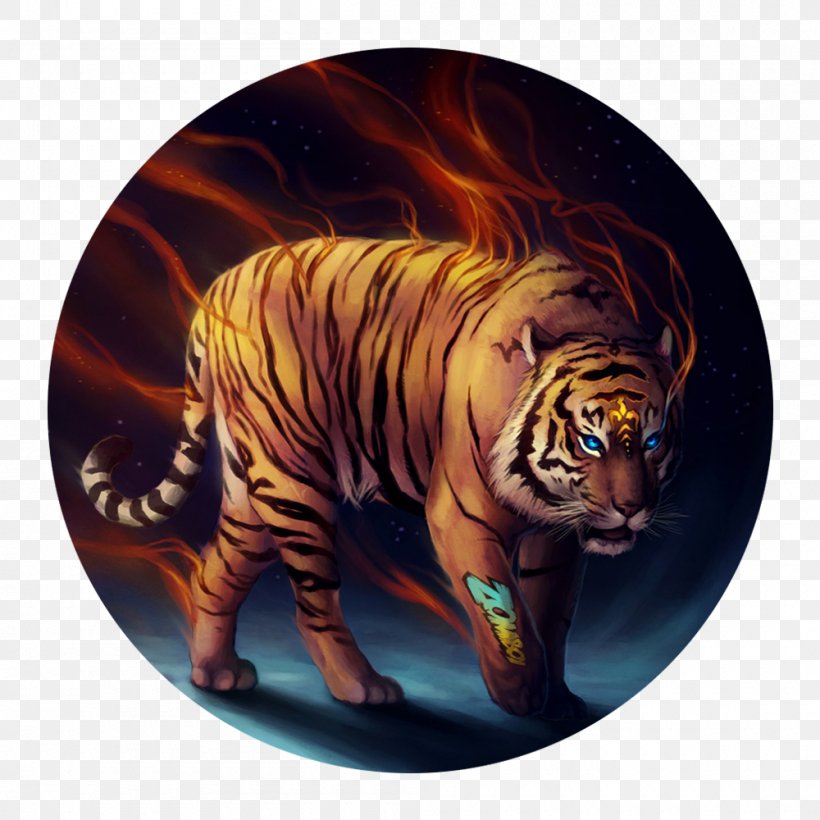 Tiger Felidae Desktop Wallpaper Liger Lion, PNG, 1000x1000px, 4k Resolution, Tiger, Big Cat, Big Cats, Black Tiger Download Free