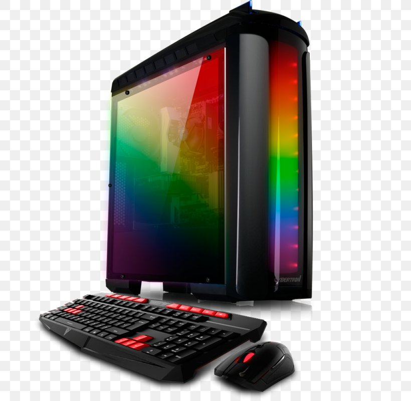 Gaming Computer Intel Core DDR4 SDRAM Desktop Computers Personal Computer, PNG, 800x800px, 64bit Computing, Gaming Computer, Computer, Computer Accessory, Computer Hardware Download Free